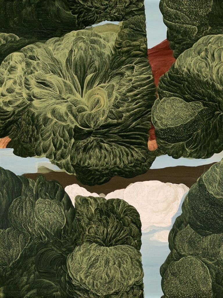 Forest Canopy Collage Poster. poster — nature art