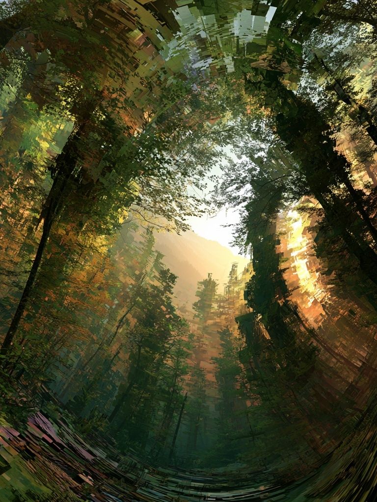 Enchanted Forest Light Poster. poster detail
