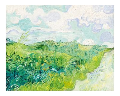Van Gogh art print, vintage.