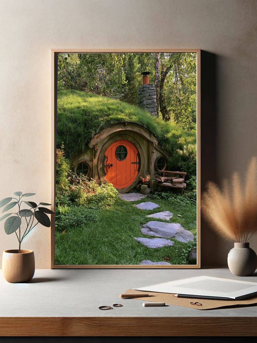 Hobbit House Garden Poster. — room view 2