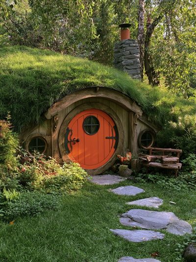 Hobbit House Garden Poster. poster