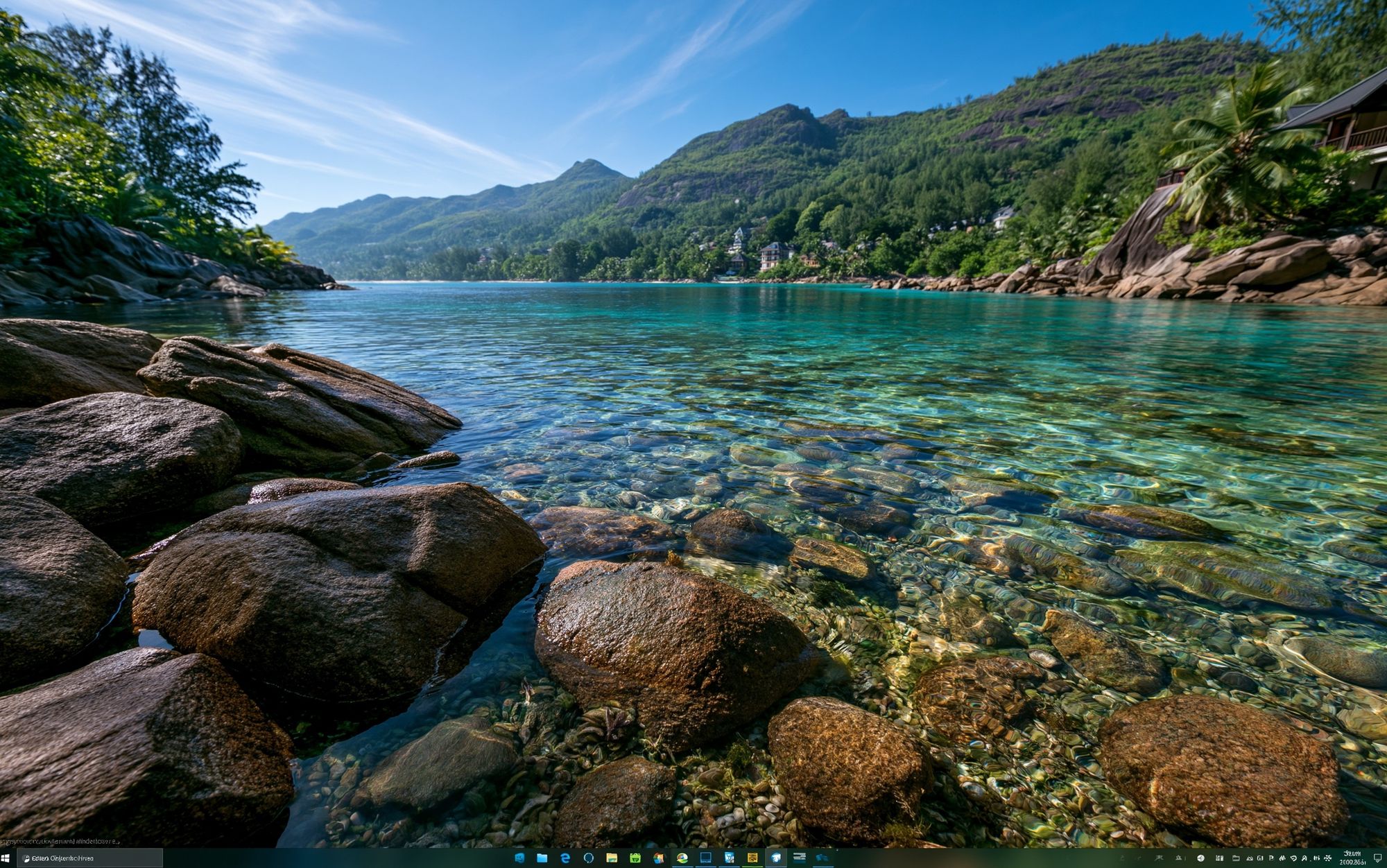 Tropical Lagoon Coast Poster. poster — nature art