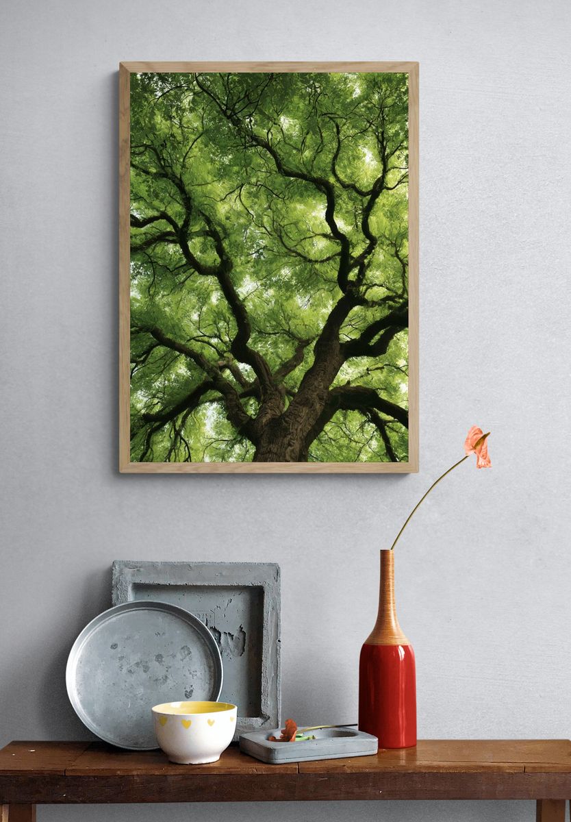 Canopy Tree Crown Nature Print. — room view 3