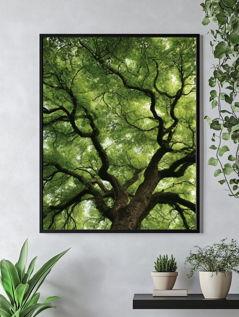 Canopy Tree Crown Nature Print. — room view 4