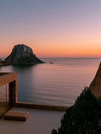 Ibiza Sunset Seascape Photography Poster. poster