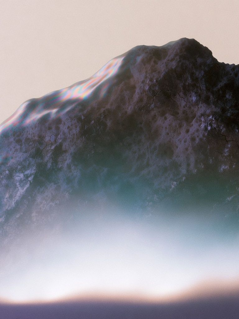 Ethereal Rock Formation Print. poster — nature art