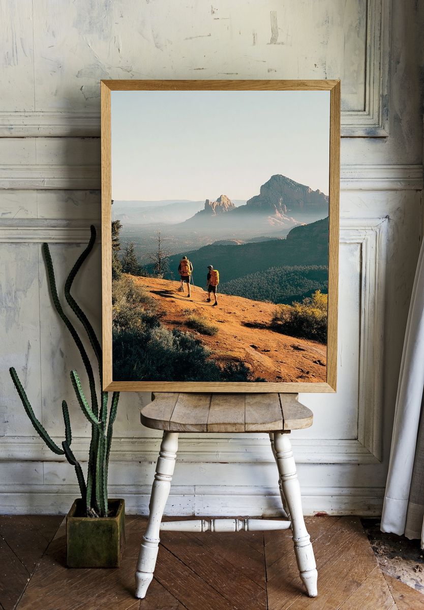 Hiking Adventure in Sedona — Nature Print. — room view 1