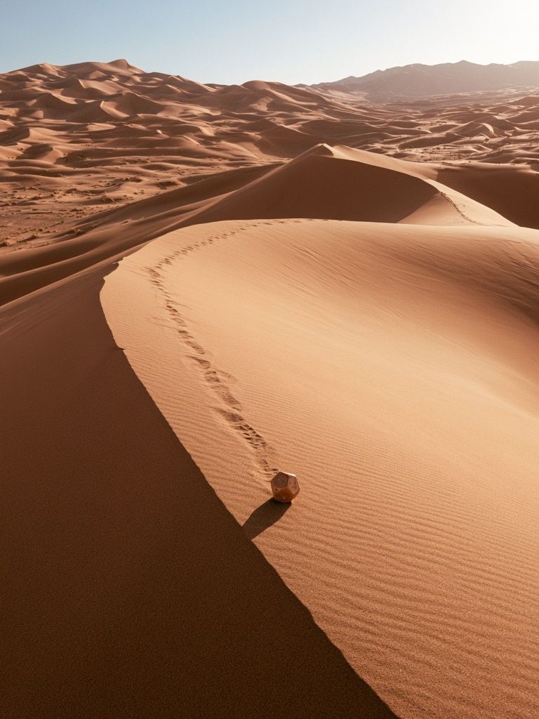 Desert Dunes Landscape Print. poster — nature art