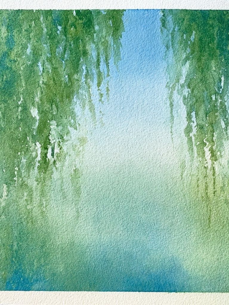 Willow Grove Watercolor Print. poster detail