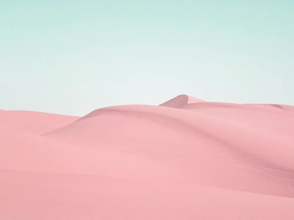 Sand dunes Southern California. Original. poster detail