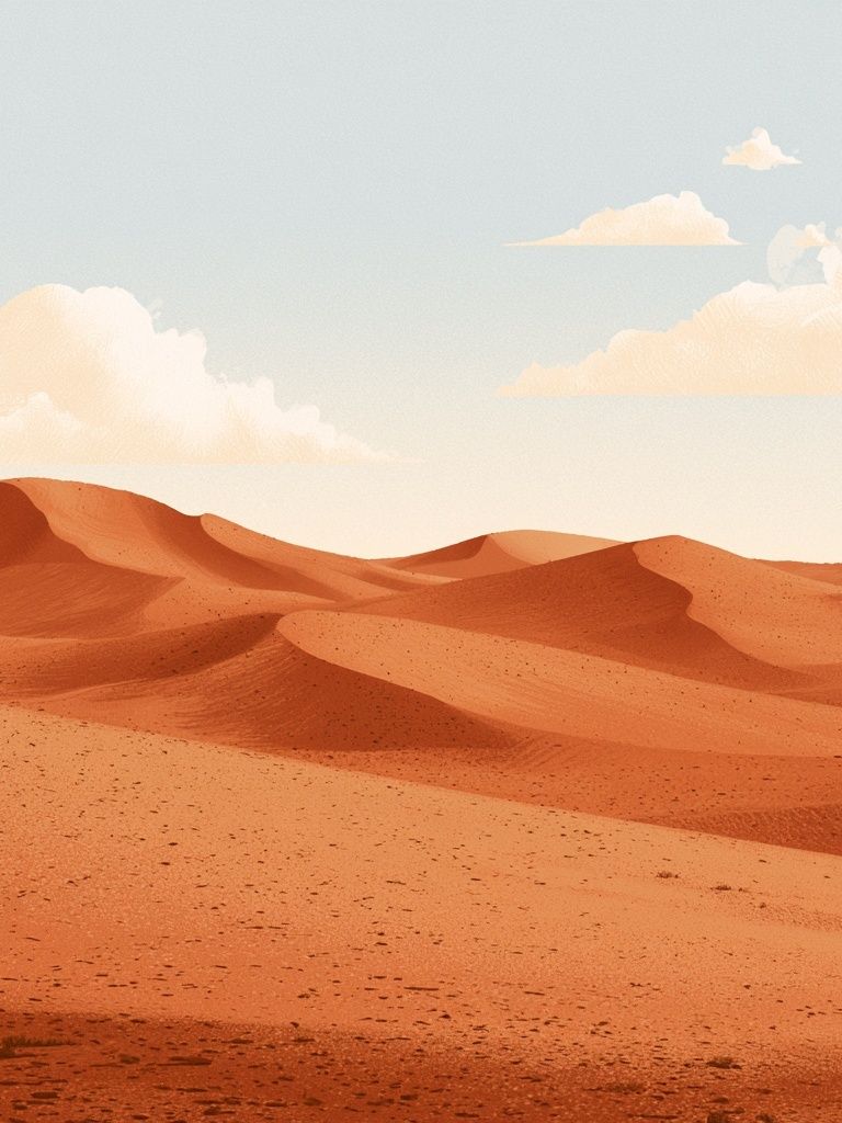 Desert Dunes Landscape Print. poster detail