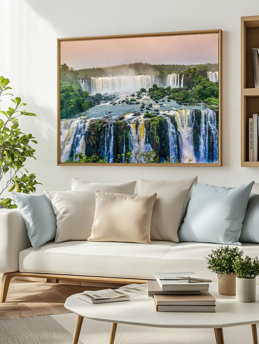 Iguazu Falls — Nature Print. — room view 2