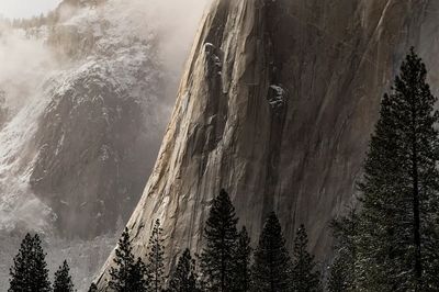 Mountain in Yosemite valley, USA. poster