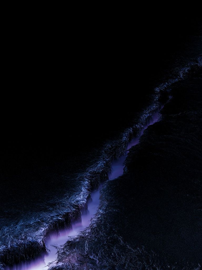 Neon Canyon Nightscape Poster. poster — nature art
