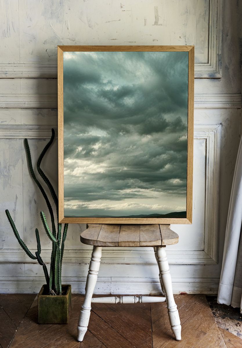 Stormy Sky Landscape Poster. room preview