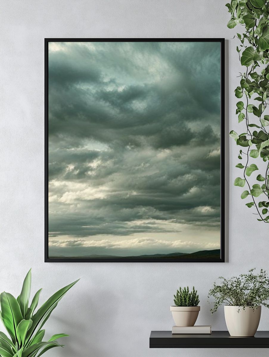 Stormy Sky Landscape Poster. — room view 4