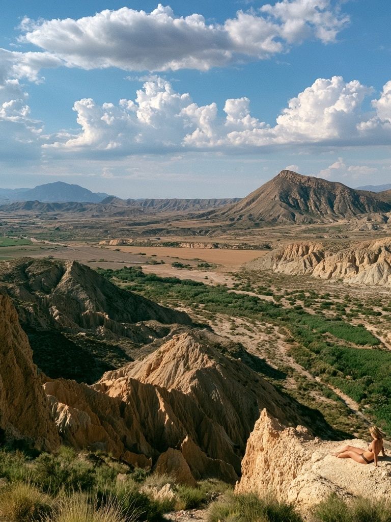 Desert Valley Panorama Poster. poster detail