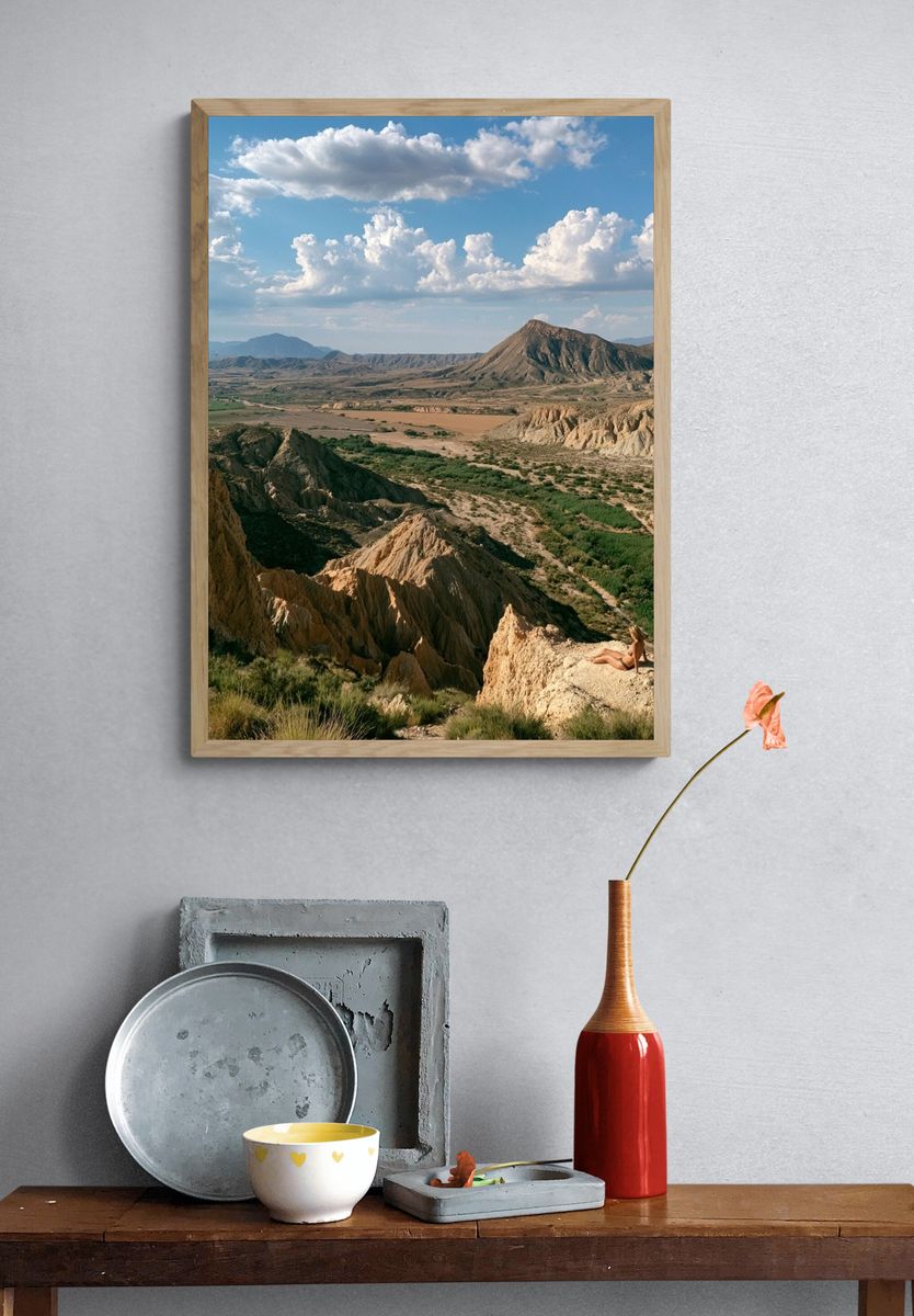Desert Valley Panorama Poster. — room view 3