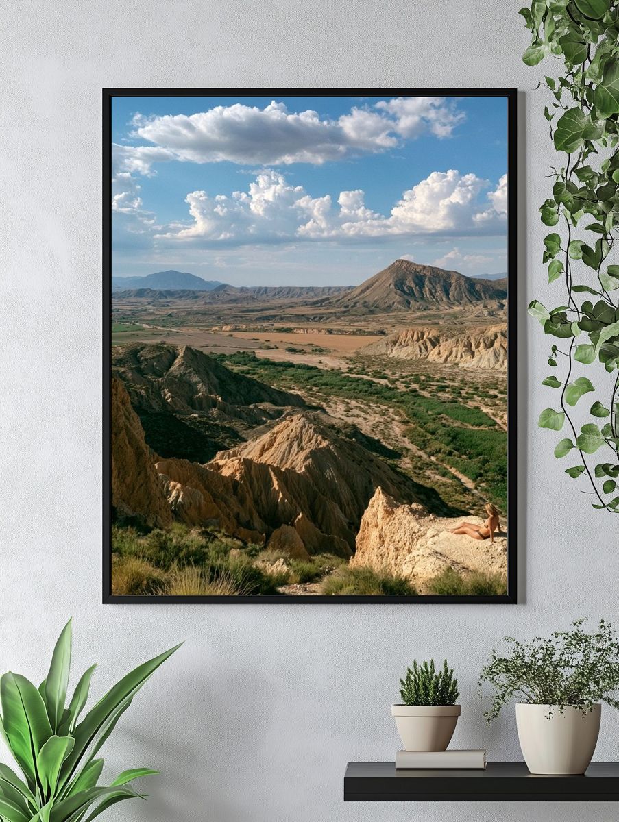 Desert Valley Panorama Poster. — room view 4