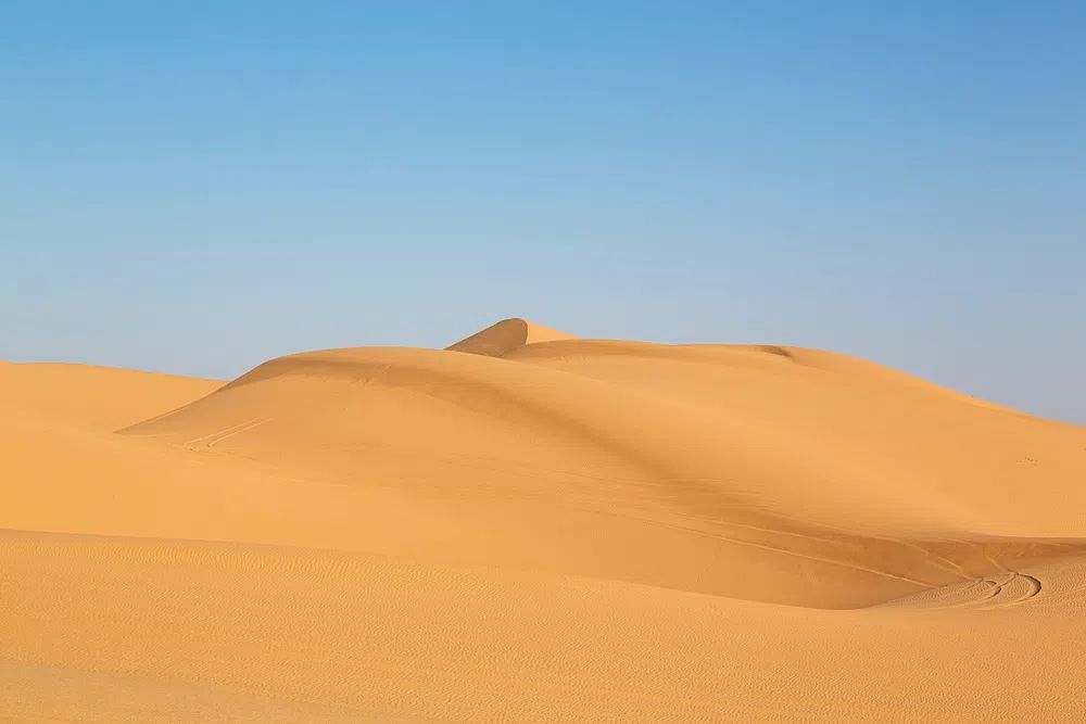 Golden Desert Dunes Poster. poster — nature art