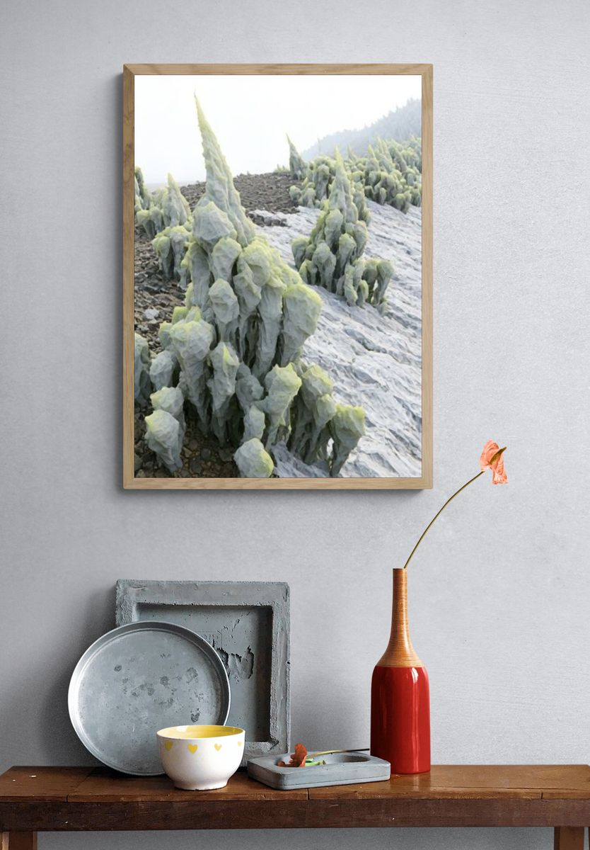 Icy Spires Landscape Print. — room view 3