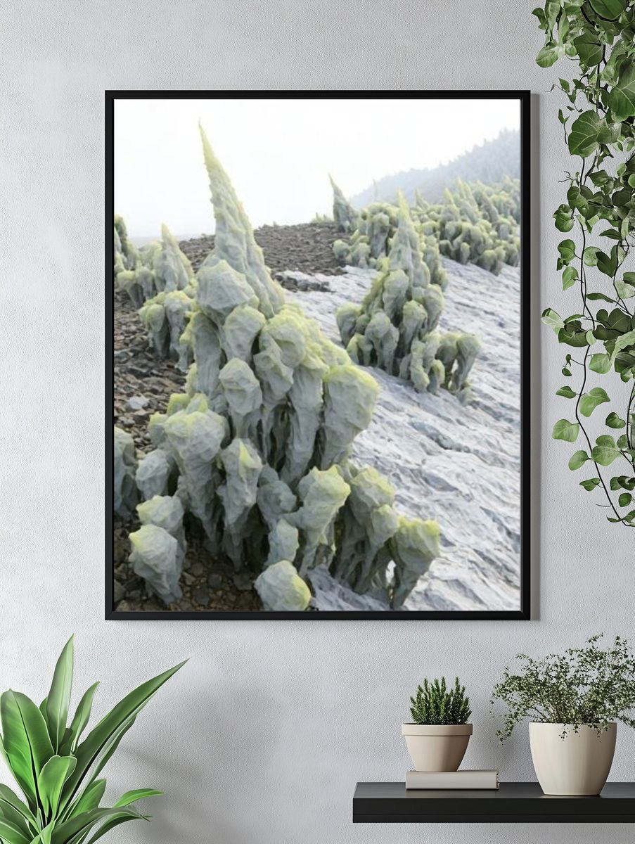 Icy Spires Landscape Print. — room view 4