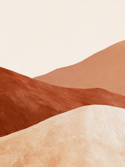 Desert Dunes Abstract Poster. poster