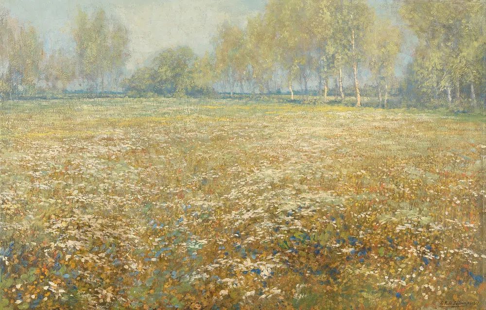 Meadow Bloom (1913) Egbert Rubertus. poster detail