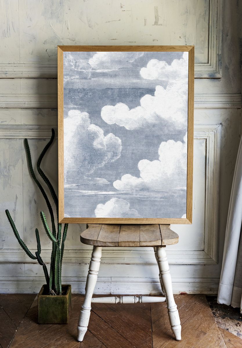 Cloudscape Texture Poster. — room view 1