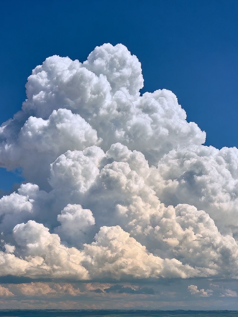 Towering Cloudscape Nature Poster. poster detail