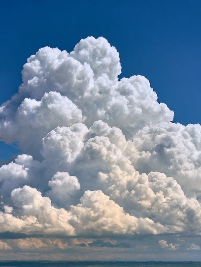 Towering Cloudscape Nature Poster. poster