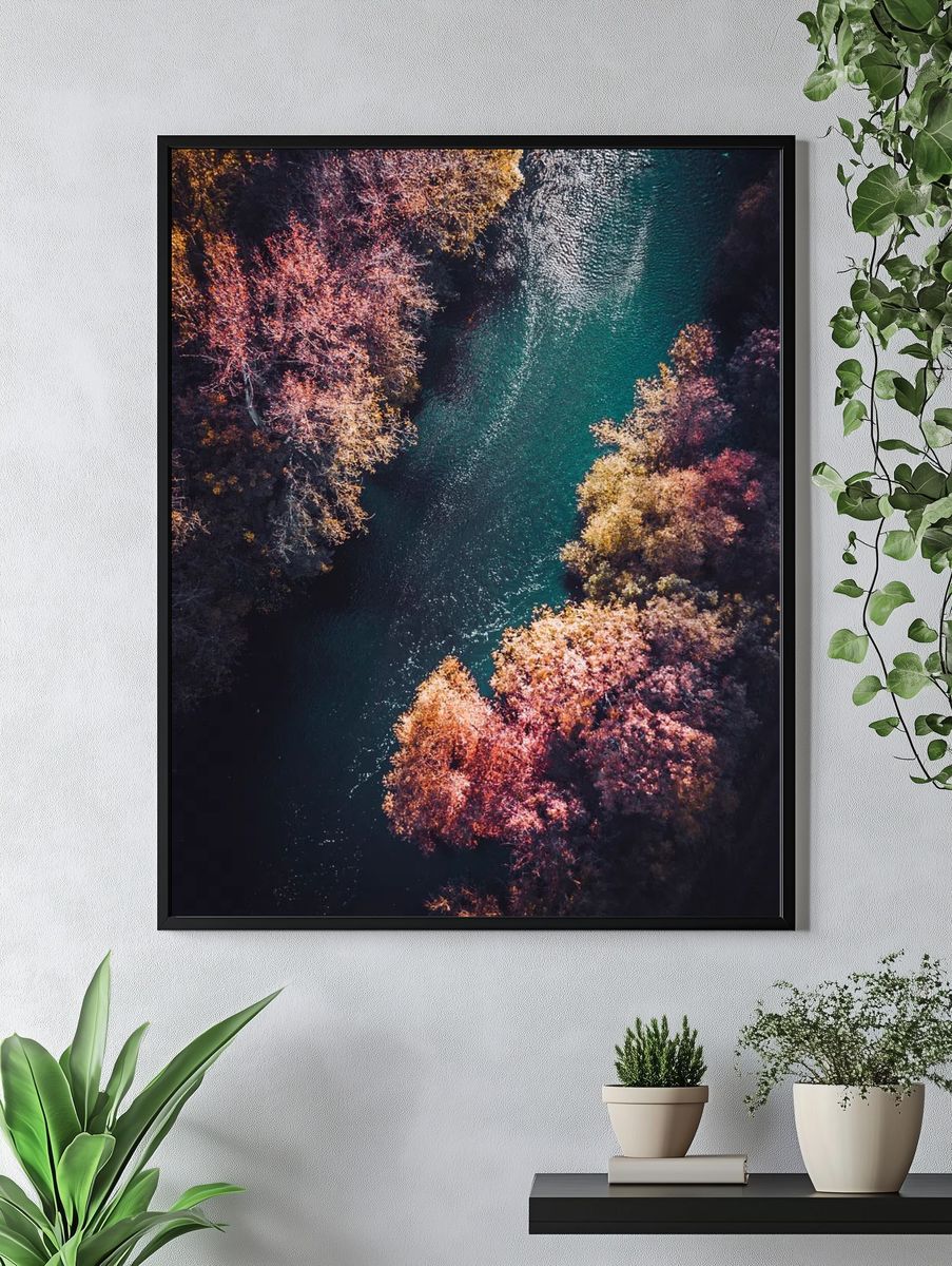 Aerial view river flowing Vaihingen. — room view 4