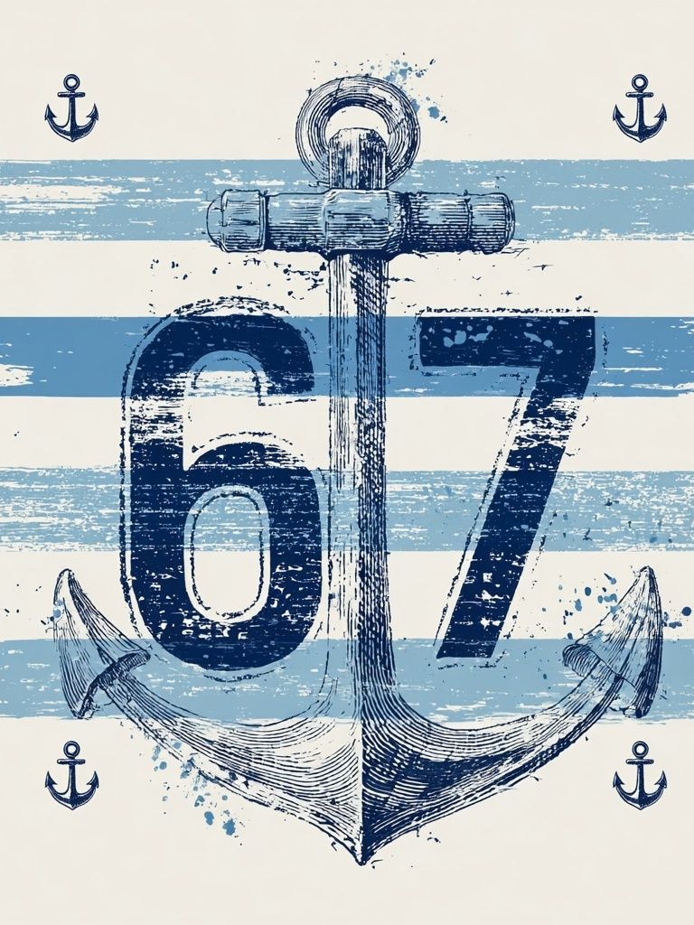 Nautical Anchor 67 Poster. poster detail