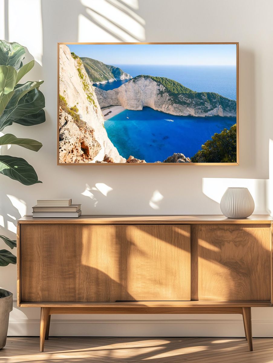 Navagio Beach — Nature Print. — room view 3