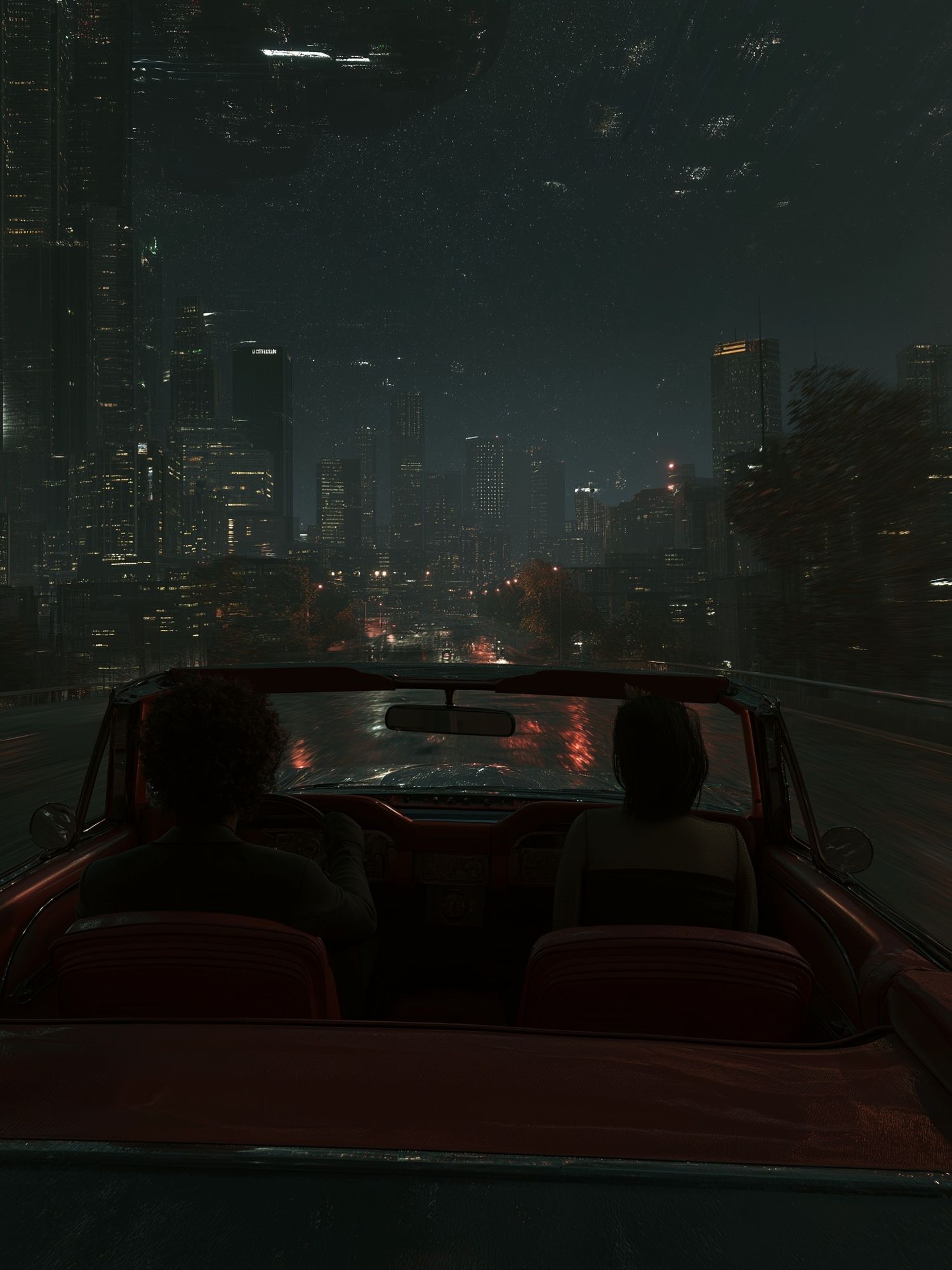 Night City Drive — Photography Print. poster — photography art