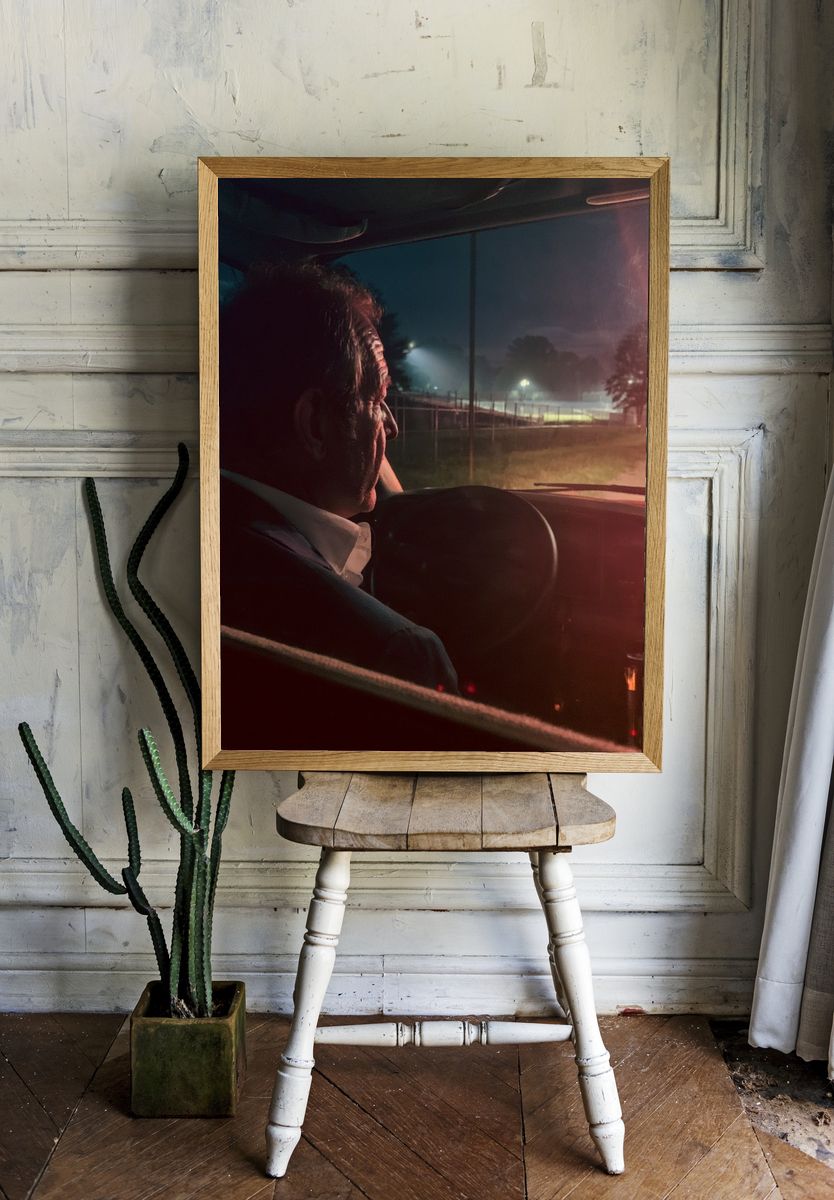 Night Drive Portrait Poster. — room view 1