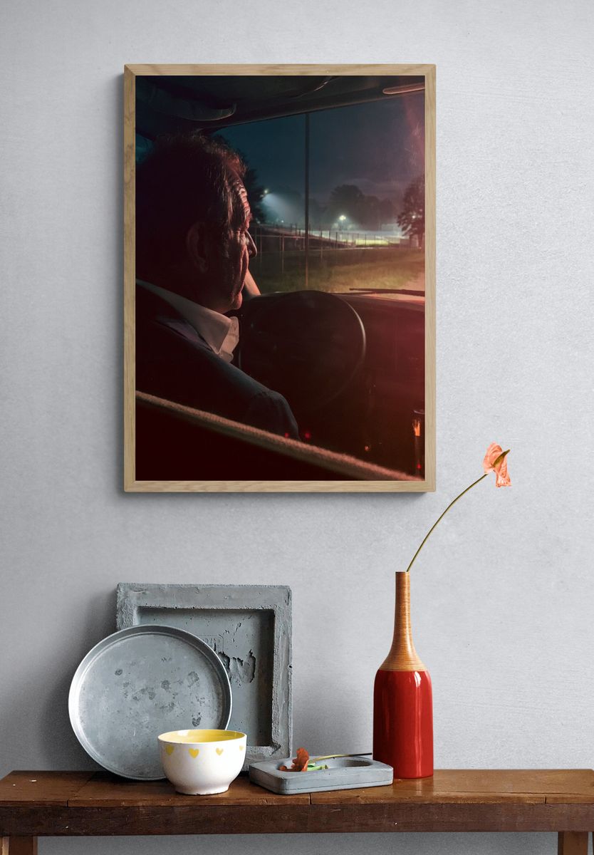 Night Drive Portrait Poster. — room view 3