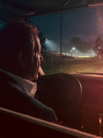Night Drive Portrait Poster. poster