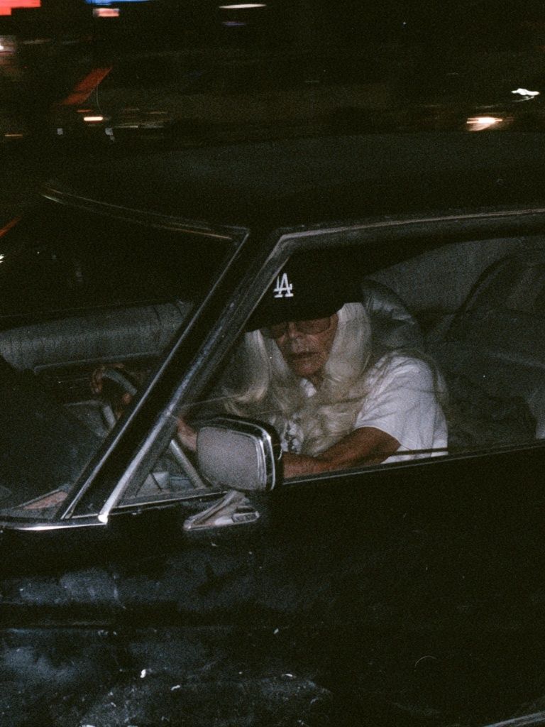 Night Drive Portrait Photography Poster. poster detail