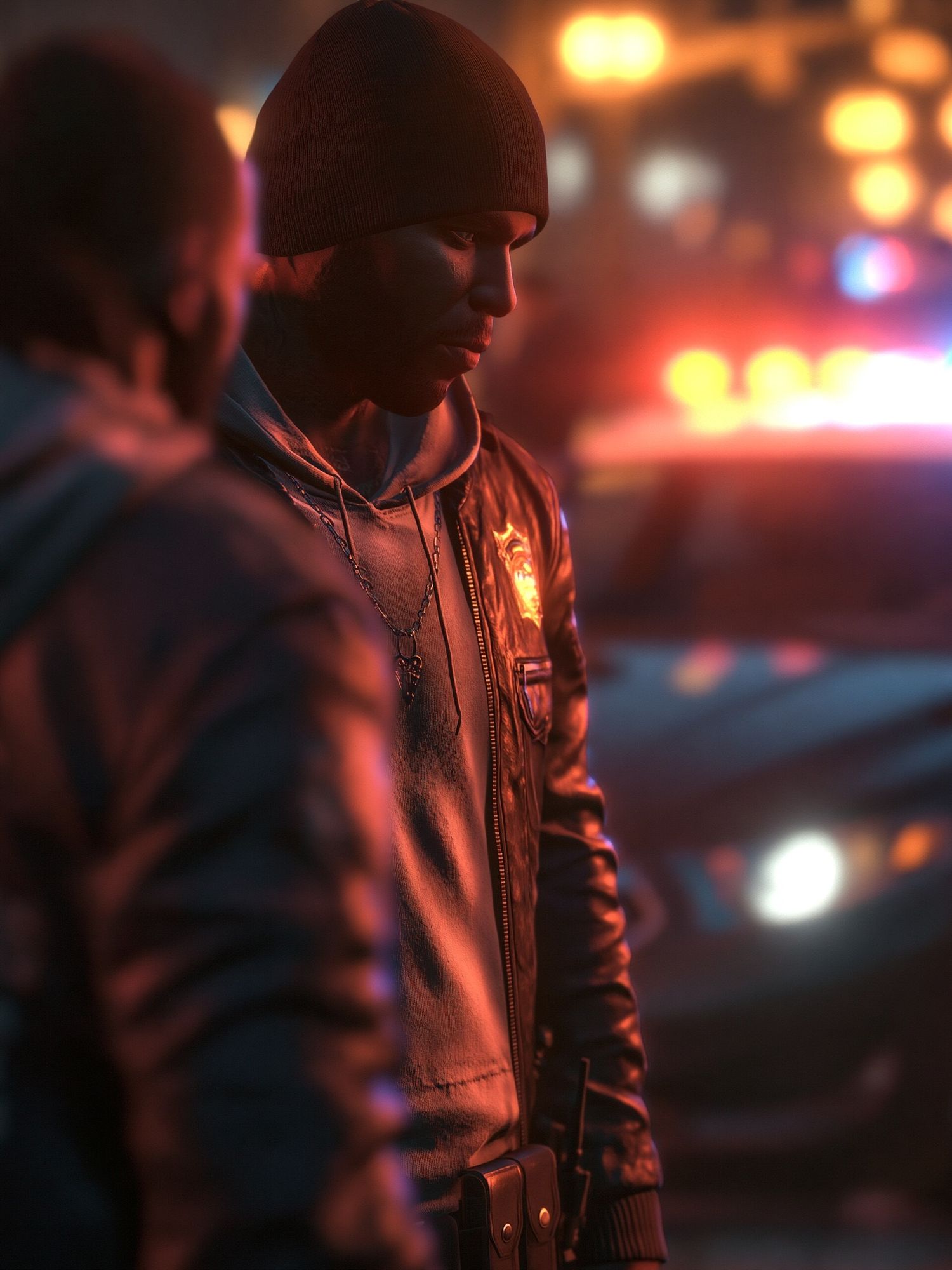 Neon Street Portrait Print. poster — photography art