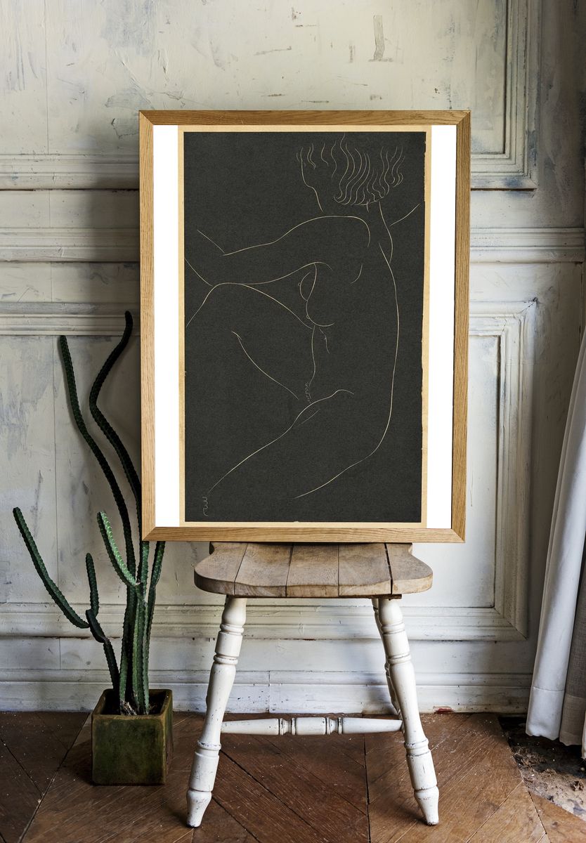Female nude, seated. (1937) Eric. room preview