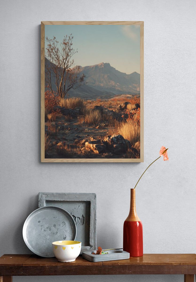 Autumn Landscape Poster. — room view 3