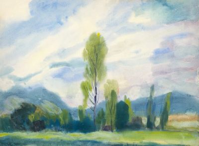 Lush Landscape — Watercolor Print.