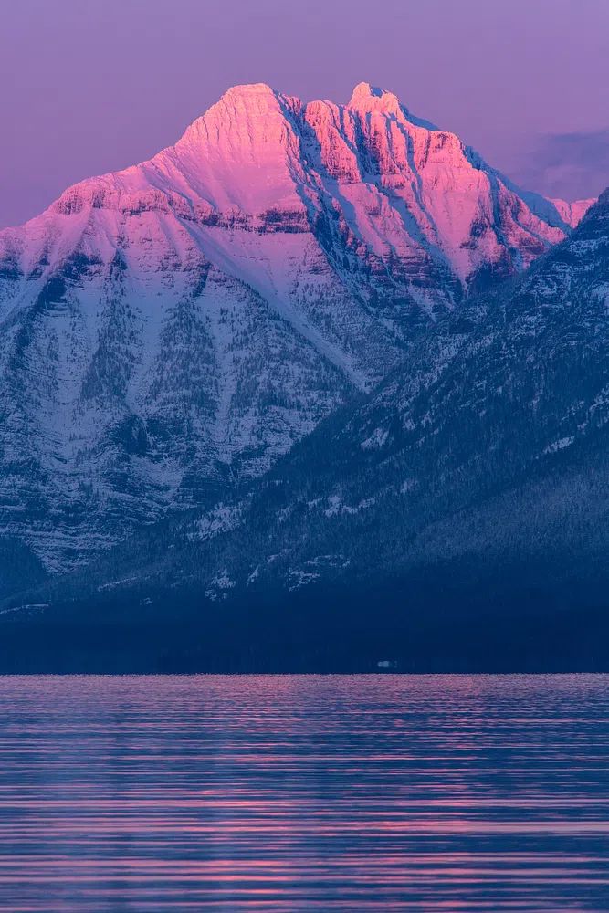Majestic Mountain Reflection — Nature Poster. poster detail