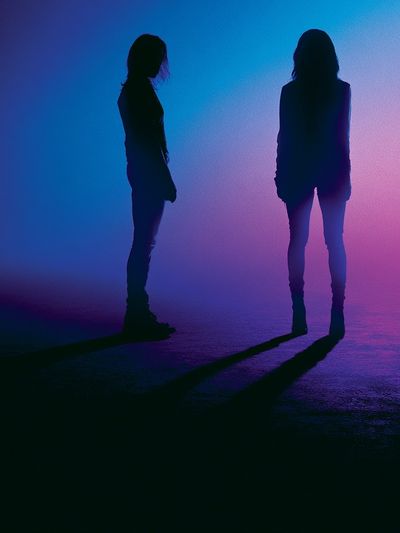 Neon Silhouettes Photography Poster. poster