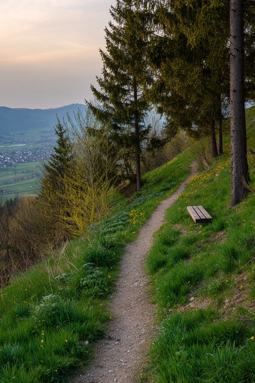 Serene Nature Path — Photography Print. poster — nature art