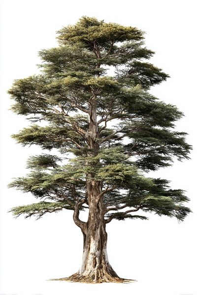 Majestic Cedar Tree — Nature Print. poster