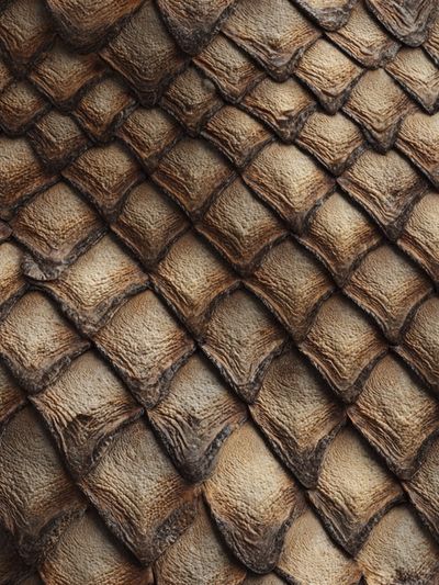 Textured Scales — Nature Print. poster