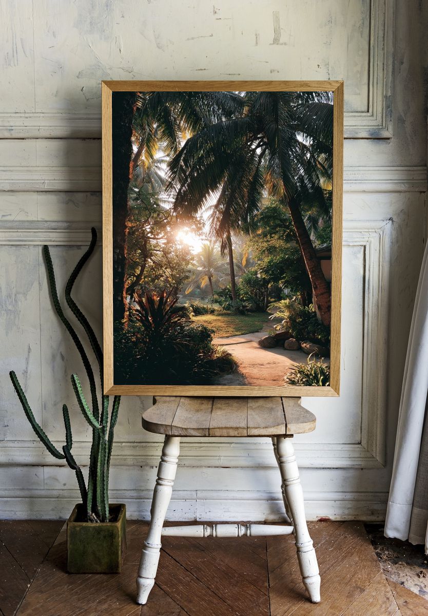 Tropical Paradise — Nature Poster. — room view 1
