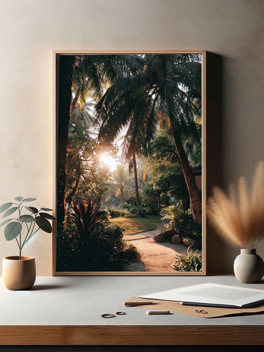 Tropical Paradise — Nature Poster. — room view 2